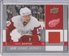 2009-10 Upper Deck Series 1 UD Game Jersey Pavel Datsyuk #GJ-PD Redwings
